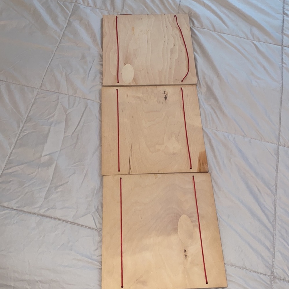 Solid wood painted children’s growth chart - Picture 6 of 6